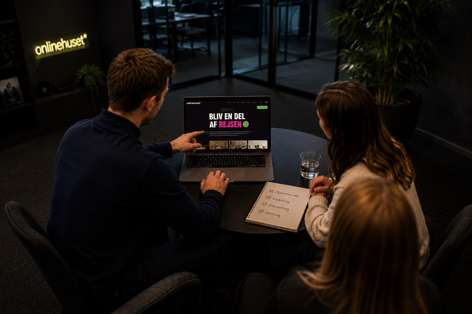 Laptop med karrieresiden Bliv en del af rejsen